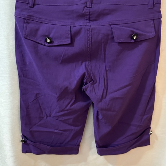 QQMY Purple 5/6 Long Shorts - Picture 2 of 2